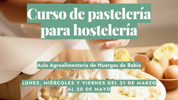 Curso de pastelería 2025 poster (Sitio web)